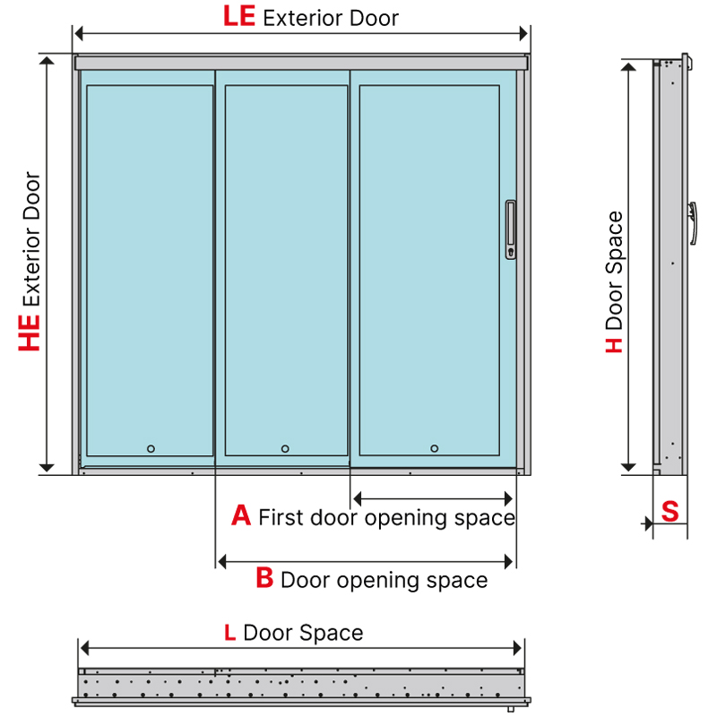 Three wings door series  203